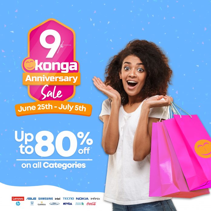 Konga’s 9th Anniversary Sale